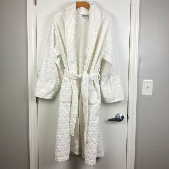 Vintage Walt Disney World Bathrobe One Size Heavy 100% Cotton Embossed Mickey - Picture 1 of 14